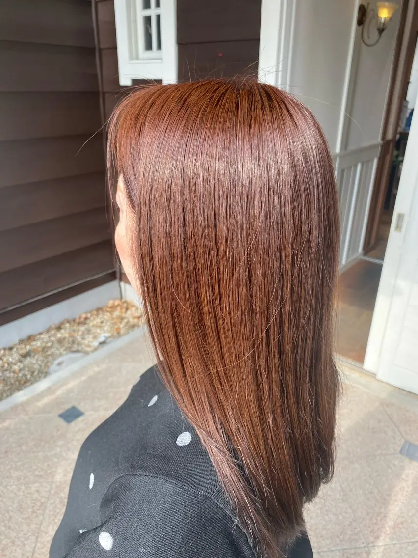 ミディアム カラー 有田 隼のヘアスタイル