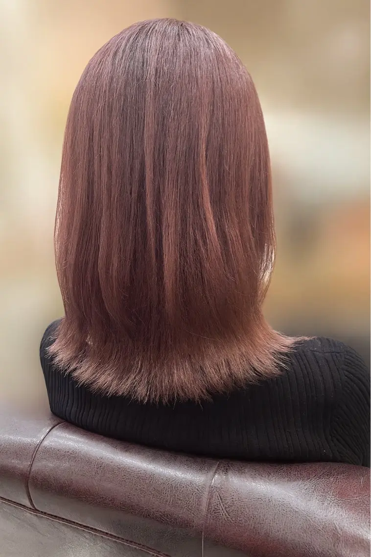 カラー ラベンダーカラー ラベンダーピンク ピンクカラー littlelink キタジマのヘアスタイル