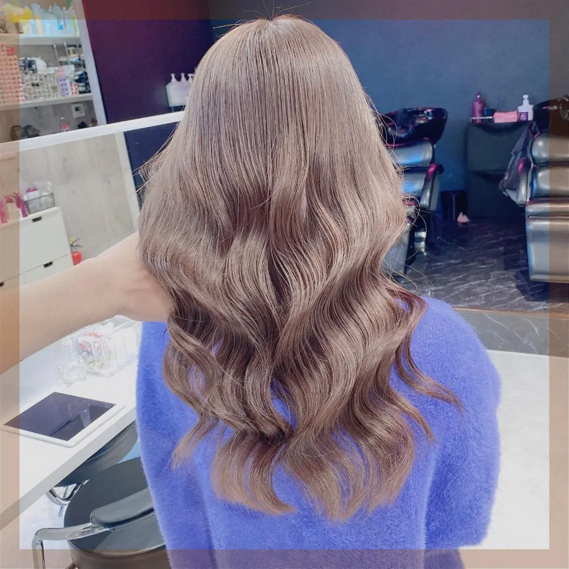 ロング カラー ヘアアレンジ メンズ キッズ マツエク・マツパ ブリーチの髪様 MASATOのヘアスタイル