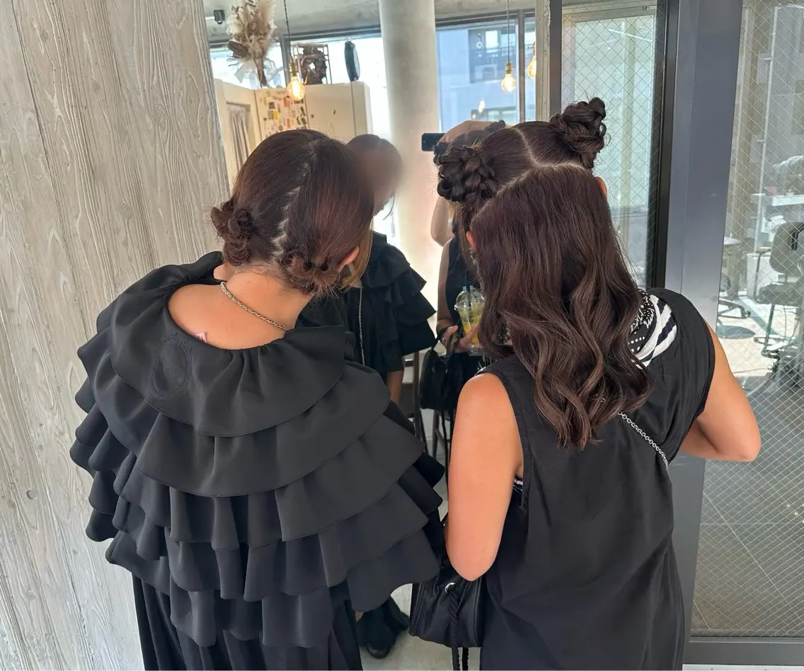 ロング RINO‎🤍🎀 𝑏𝑒𝑙𝑡𝑎のヘアスタイル