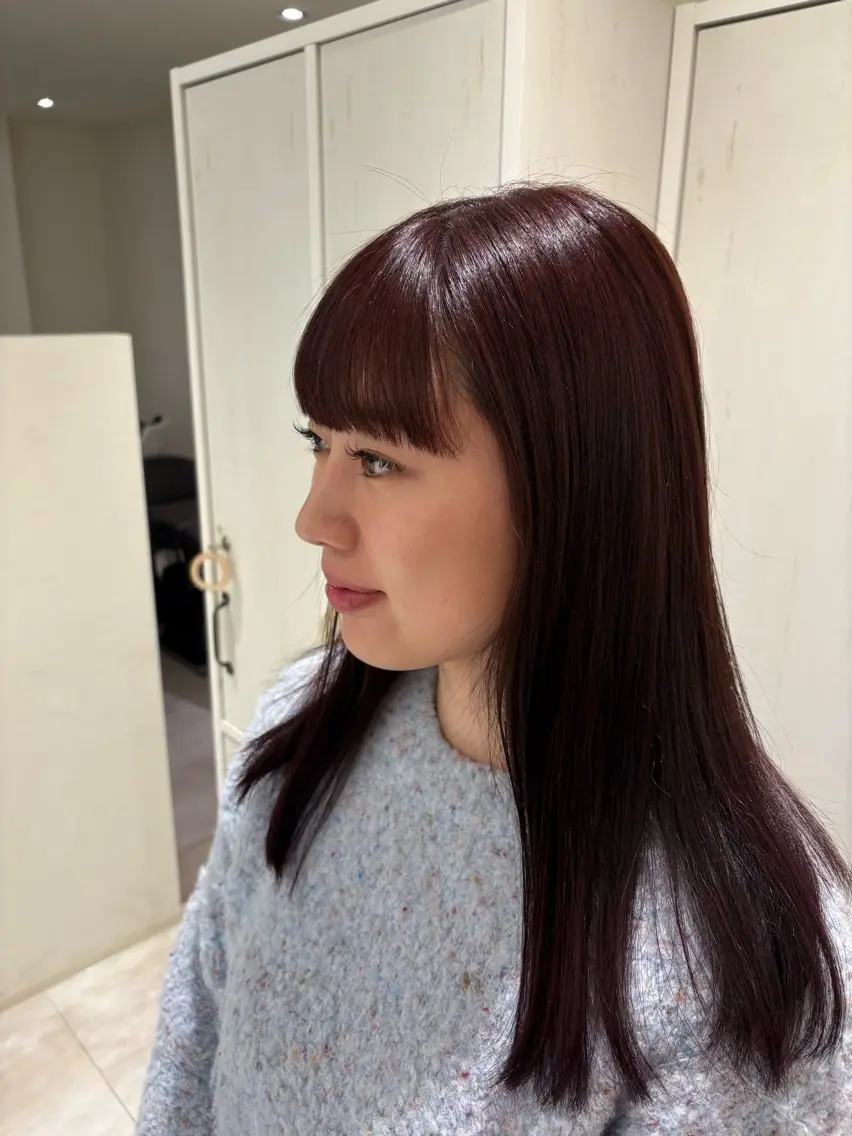 ロング カラー 脇尾 百花のヘアスタイル