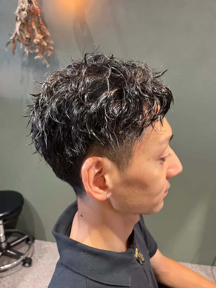 パーマ メンズ 小島 智子のヘアスタイル