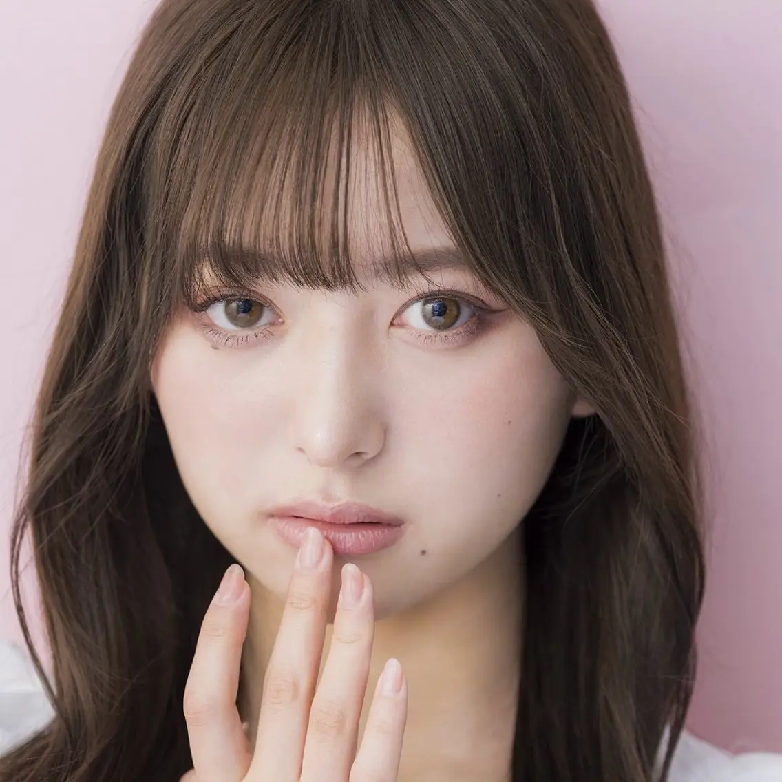 ロング 松本 聖未のヘアスタイル