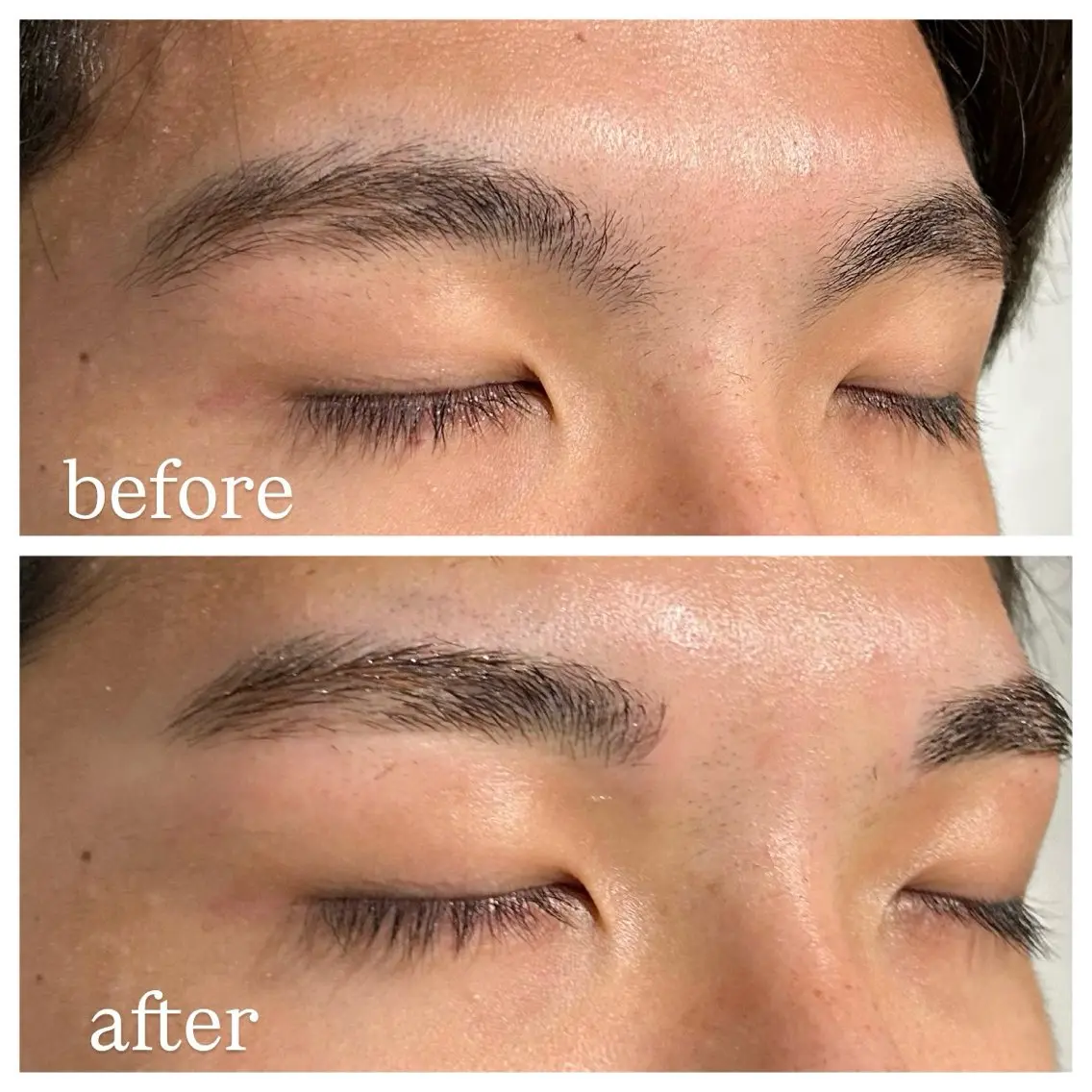 メンズ アイブロウ メンズアイブロウ 眉毛ワックス脱毛 カット 🫧艶髪ボブ🫧 チカのヘアスタイル