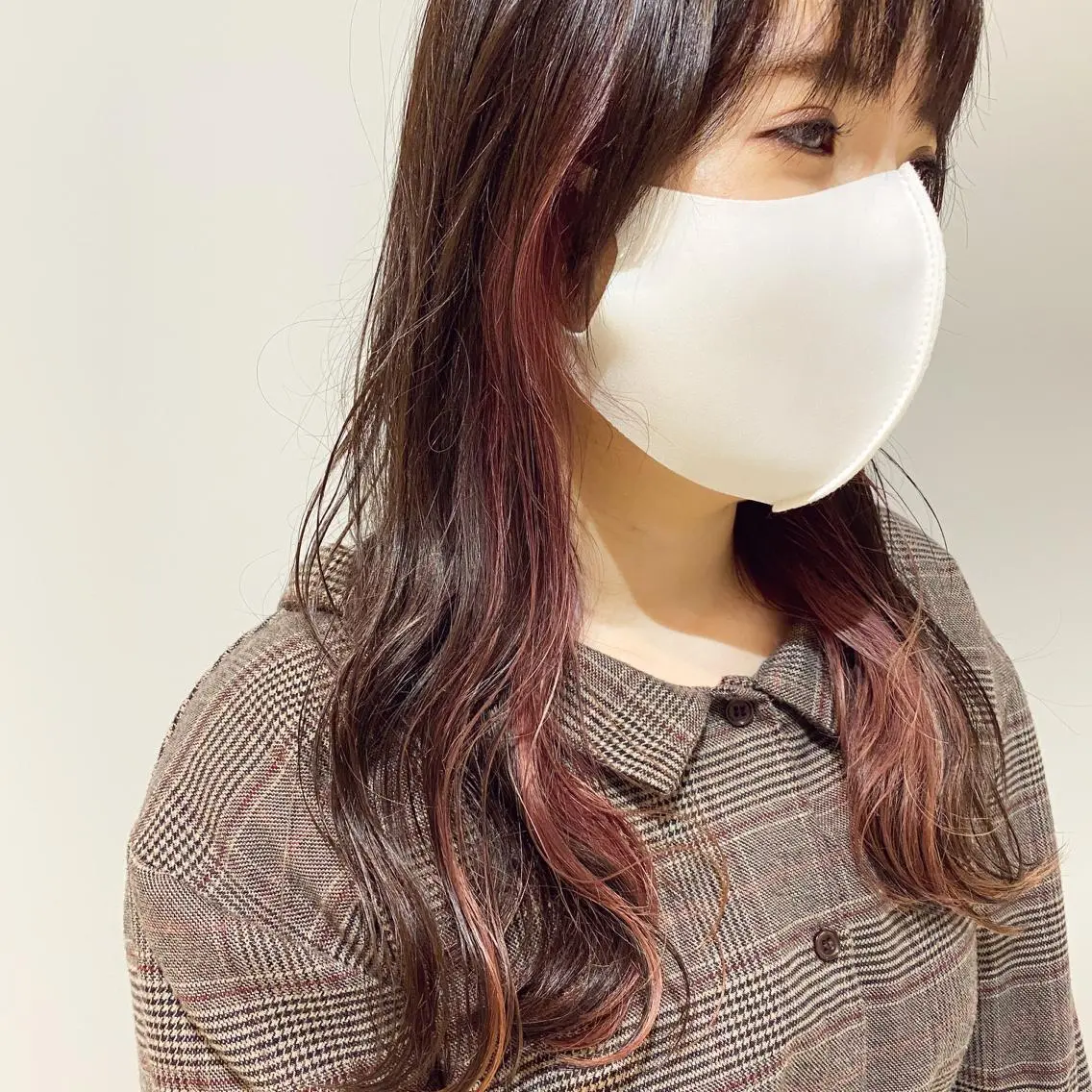 セミロング カラー インナーカラー ボブ/salut町田 🧡kanaのヘアスタイル
