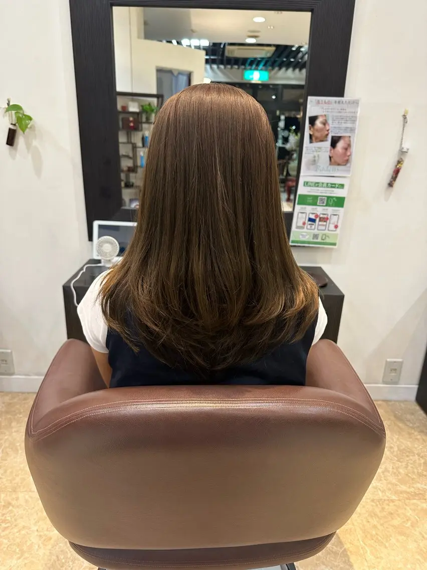 ロング カラー 保井 実奈美のヘアスタイル