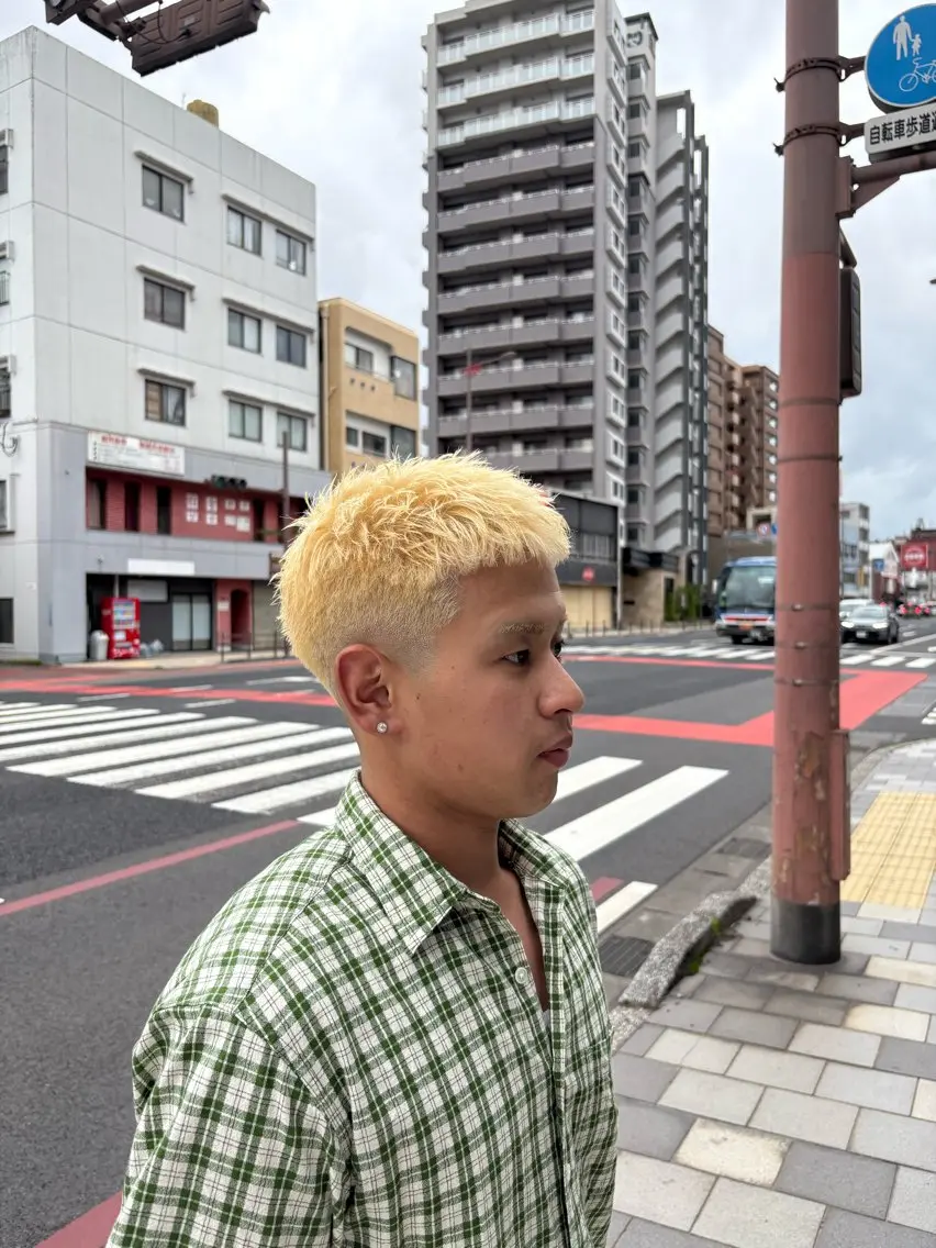 ショート メンズ 野田 優真のヘアスタイル