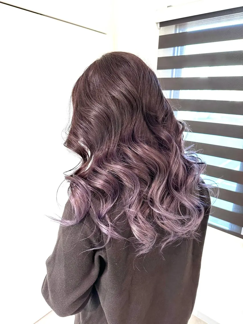 ロング カラー カット ヘアカラー 加藤 佑二のヘアスタイル