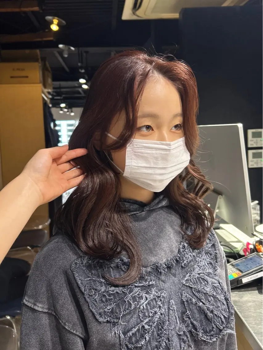 セミロング カット レイヤーStyle 🪽菜々実のヘアスタイル