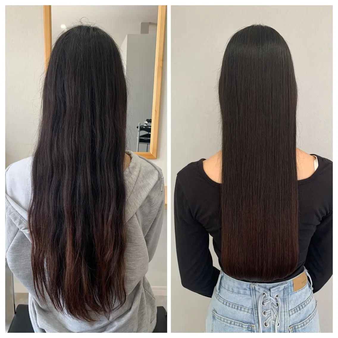 ロング ロング カット 縮毛矯正 トリートメント en.桐山 晃彦のヘアスタイル