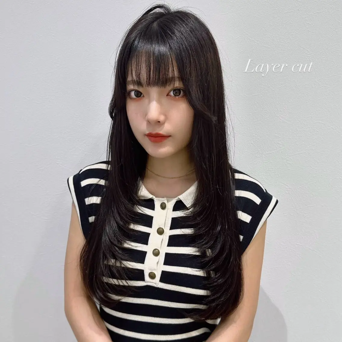 ロング 韓国𝐻𝑎𝑖𝑟 🇰🇷🖤ハラのヘアスタイル