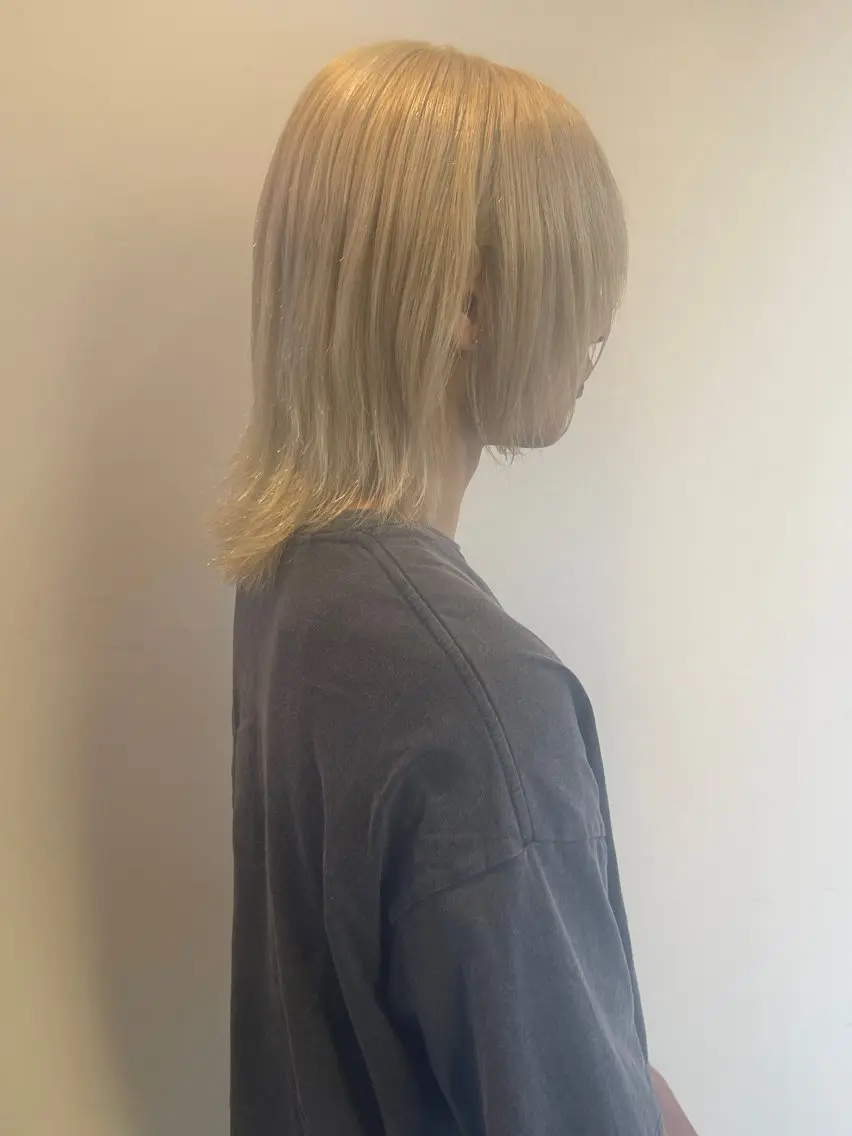ミディアム カラー ハラダ リョウセイのヘアスタイル