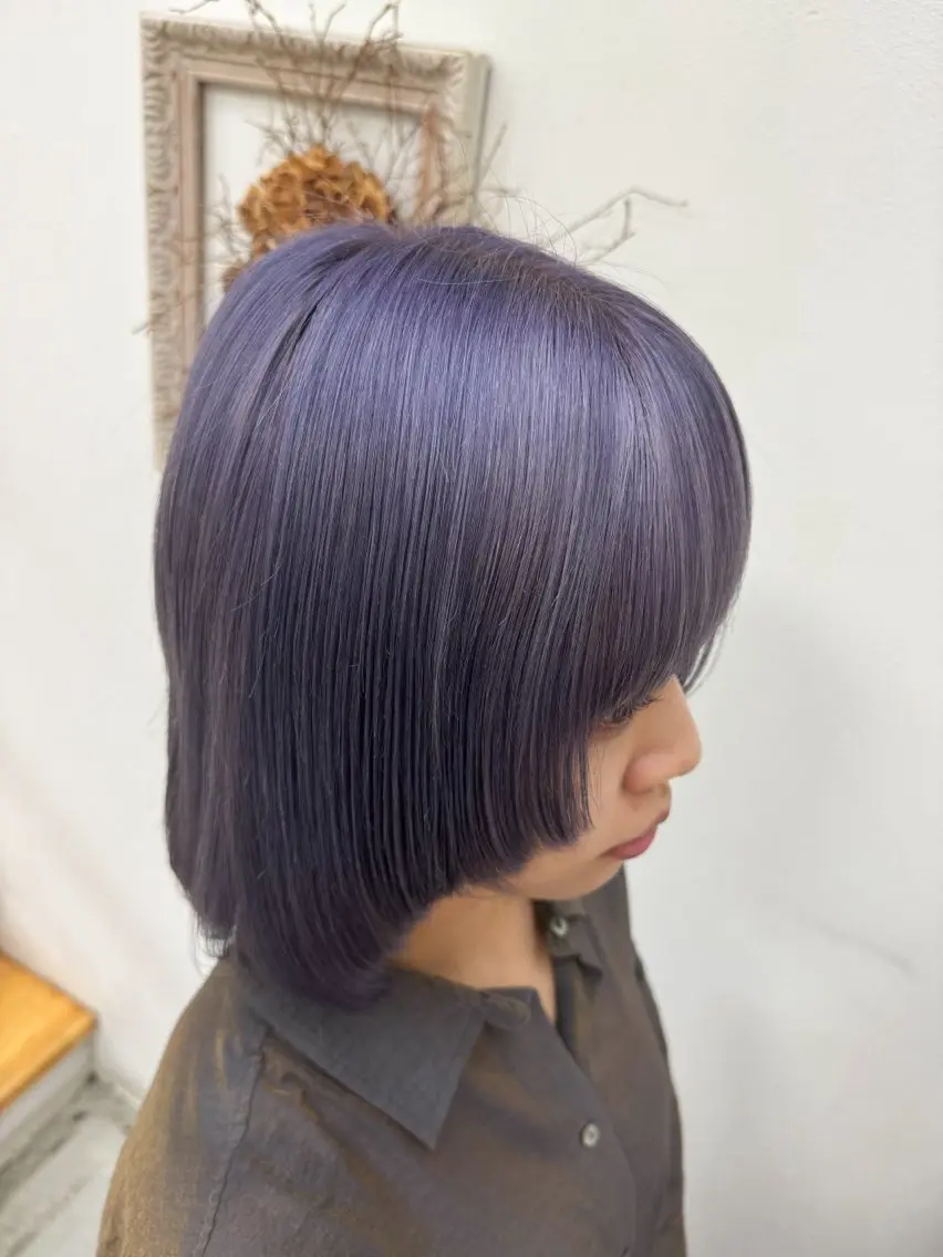 ハイトーンダブルカラー(ブリーチ込)の写真