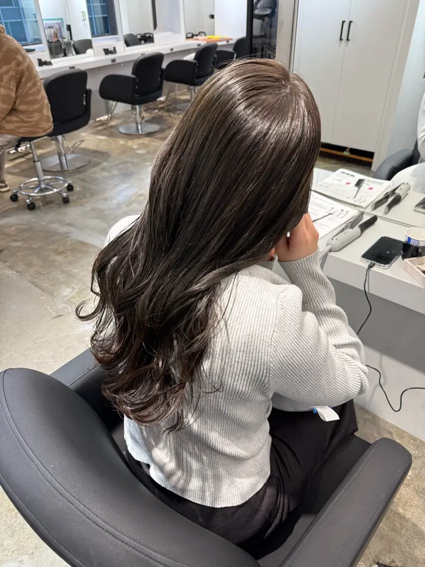 ロング カラー カット ヘアカラー トリートメント 髪質改善/艶カラー /梅田/菅野🌟のヘアスタイル