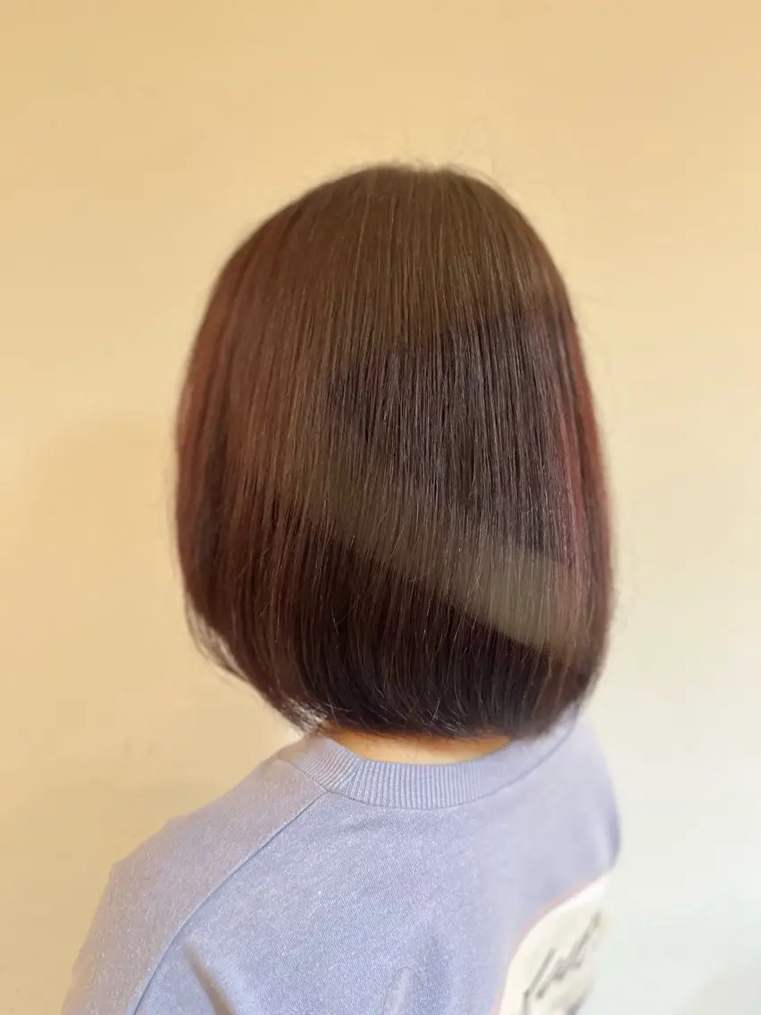 ミディアム カラー ヘアアレンジ ピンクカラー 🫧透明感カラー🫧 koharuのヘアスタイル