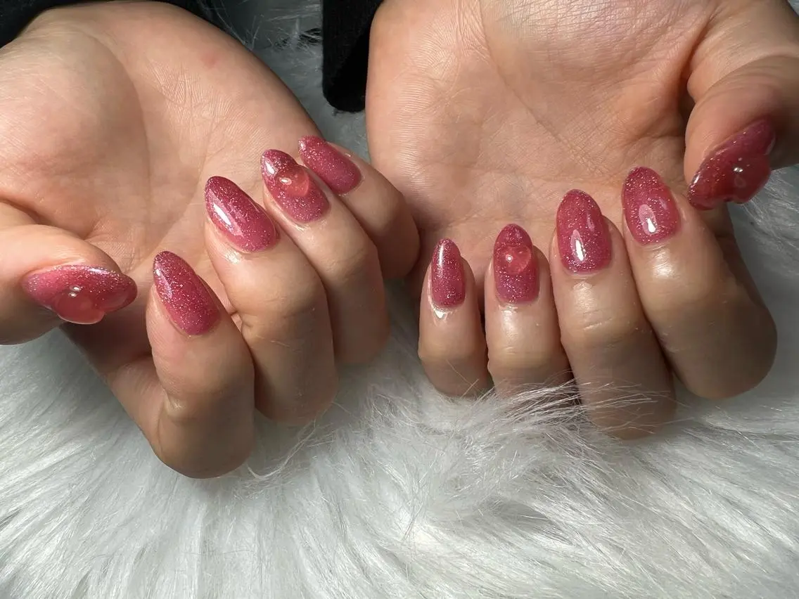 ネイル ハンドネイル Mana‪ ‪·͜· ❤︎‬のネイルデザイン