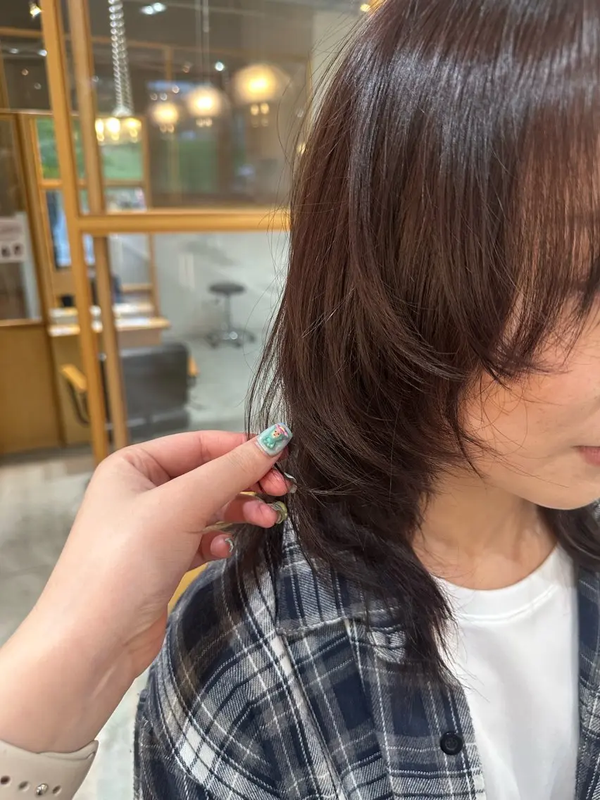 セミロング カラー カット 🩰FERIA北千里 ほのか🩰のヘアスタイル