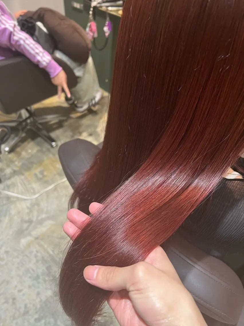 ロング カラー 髪質改善 ヘアカラー トリートメント ヘッドスパ カラースペシャリスト しょう🧑🏼‍🎨のヘアスタイル