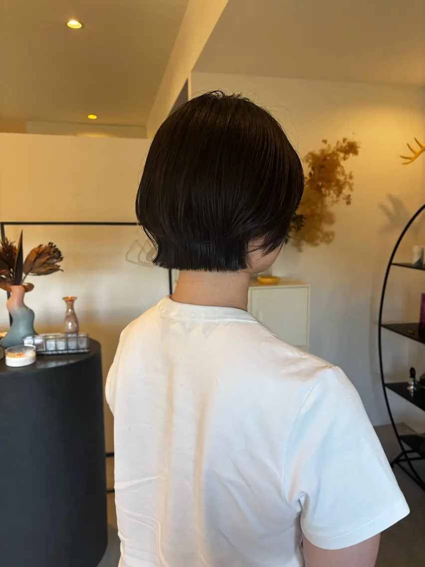 ショート 牧野 花夏のヘアスタイル