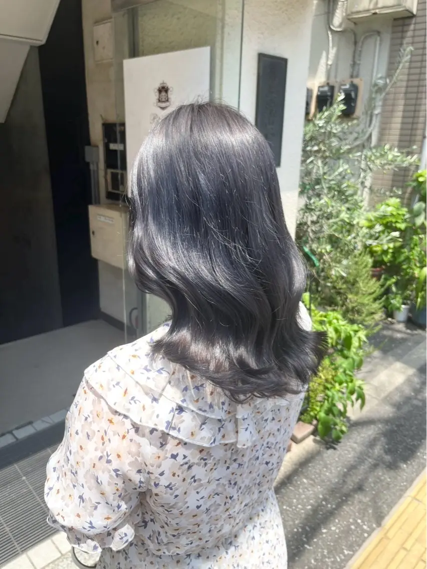 ロング カラー ヘアカラー トリートメント モデル様募集中/ 吉祥寺/ほえみのヘアスタイル
