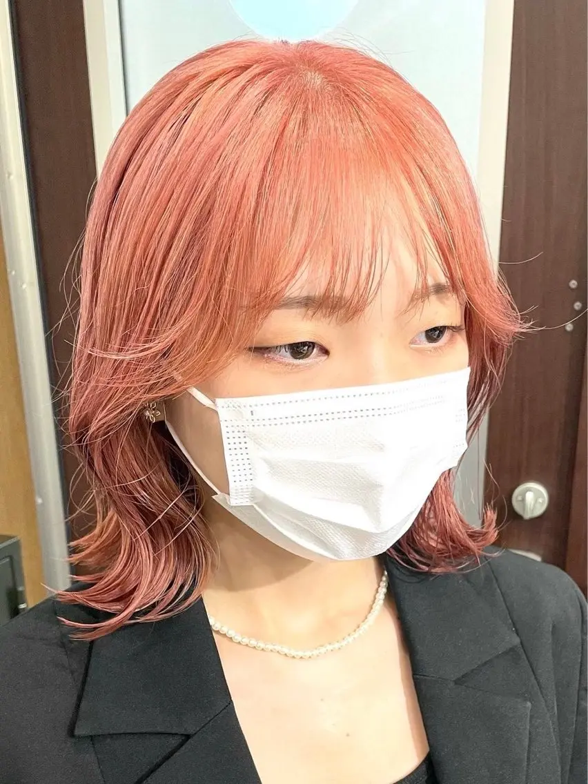 セミロング 番口 真七斗のヘアスタイル