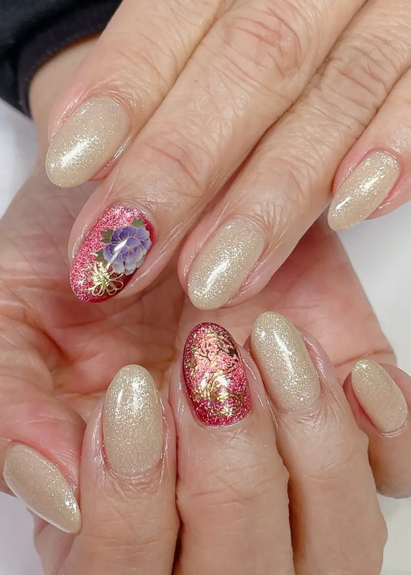 ネイル アートネイル ジェルネイル ワンカラーネイル .Nails Mio 赤羽西ネイルサロンのネイルデザイン