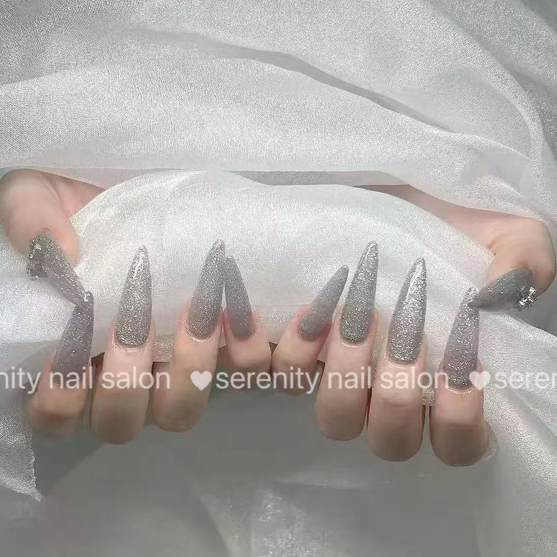 ネイル 長さ出し 持ち込み ワンホンネイル ハンドネイル ハンドケア 🌻ハサミ ✂️のネイルデザイン