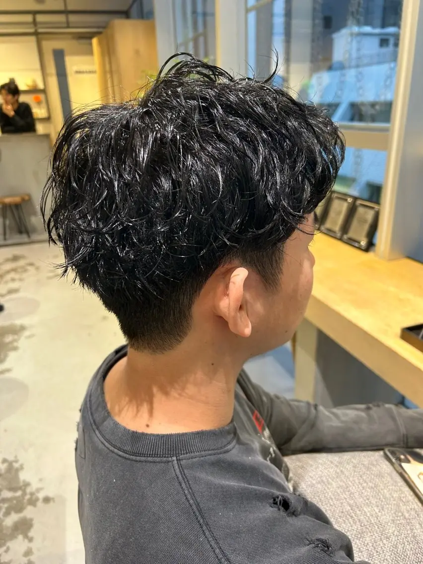 パーマ メンズ メンズ清潔感のプロ 💈メンズパーマ藤田のヘアスタイル