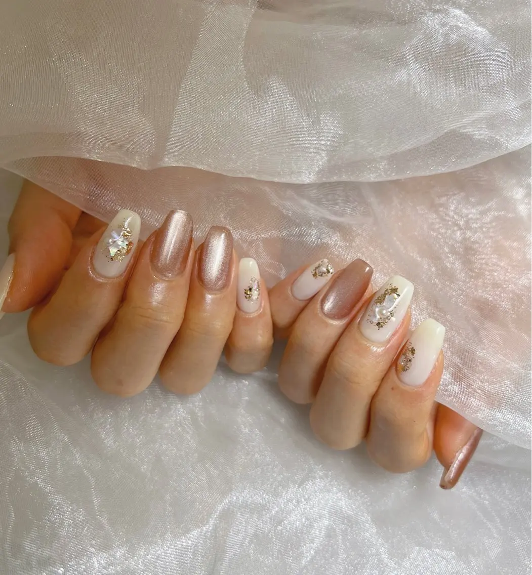 ネイル ジェルネイル ラメ(グリッター) nail salon Lauleaのネイルデザイン