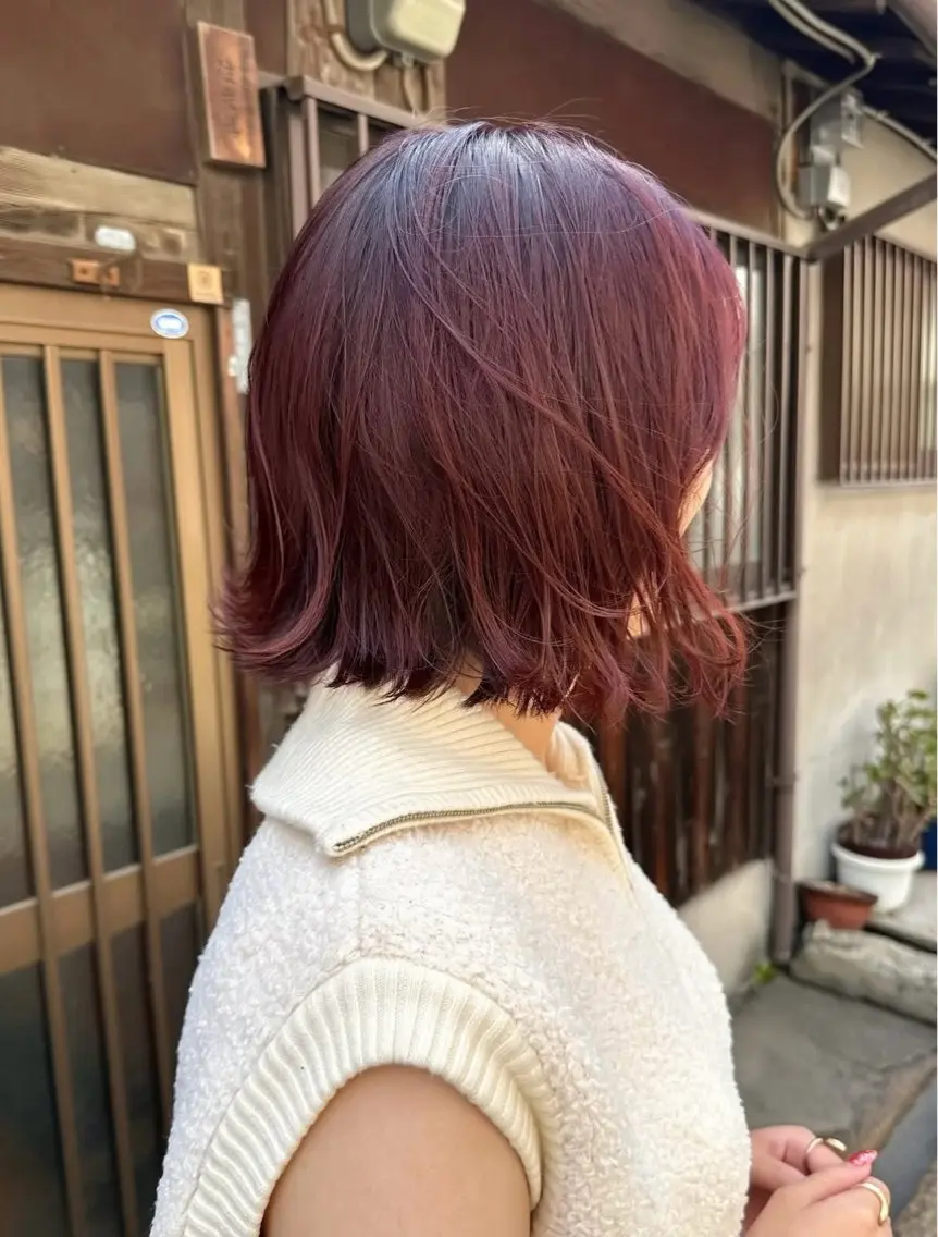 ショート カラー カット ヘアカラー トリートメント 服部 真帆のヘアスタイル