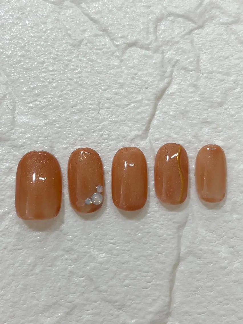ネイル アートネイル シンプルネイル Chamuel 三輪のネイルデザイン