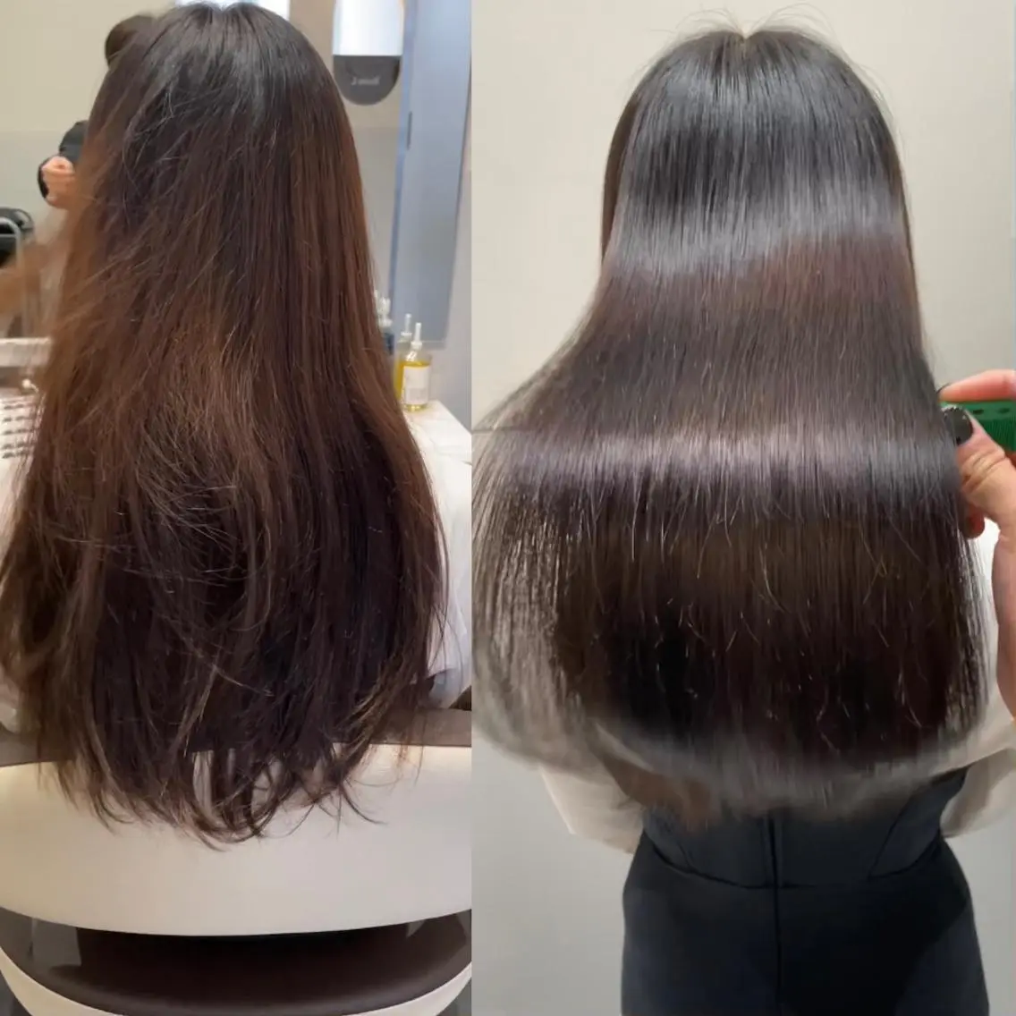 ロング カラー 縮毛矯正 🌈本物の髪質改善 森田涼平のヘアスタイル