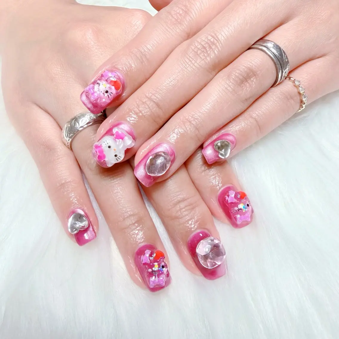 ネイル ジェルネイル ロングネイル ニュアンスネイル ワンカラーネイル シンプルネイル Kora Nailのネイルデザイン