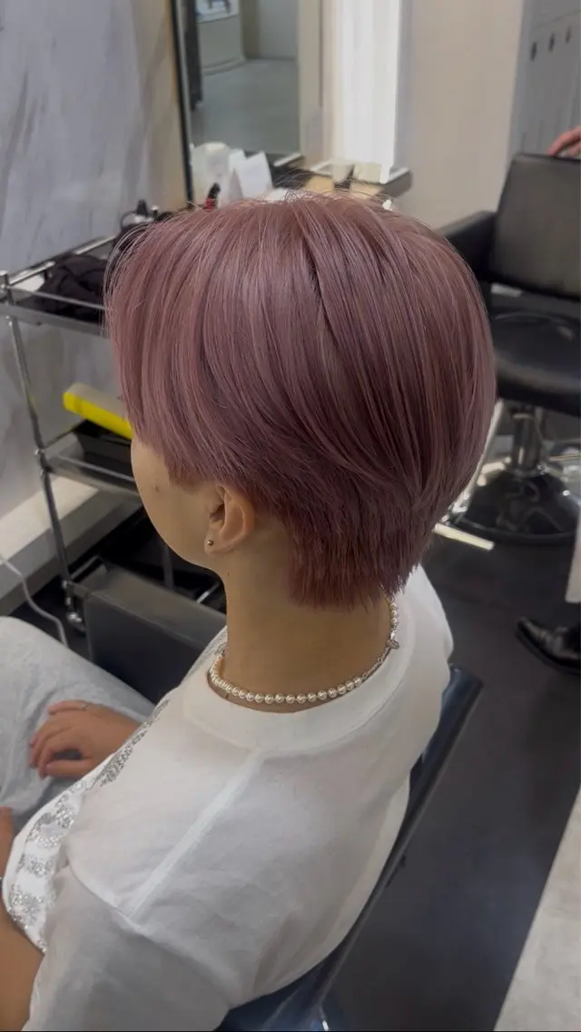 メンズ メンズブリーチ 菅原 胡桃のヘアスタイル