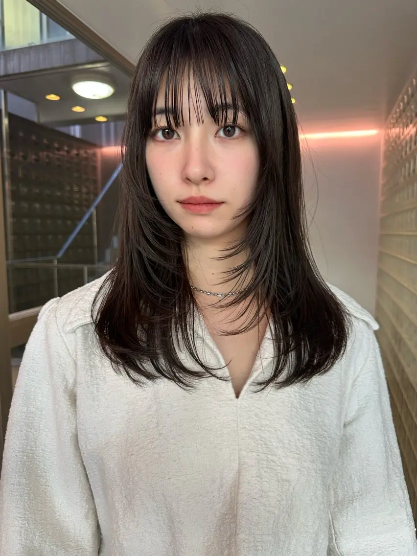 ミディアム ayaka 🍀のヘアスタイル