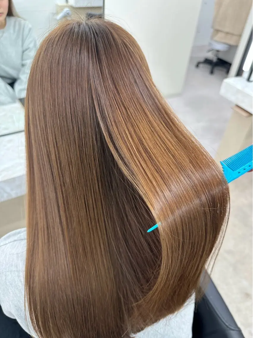 ブリーチ対応✨ダブルカラー🩵✖️トリートメント✨の写真