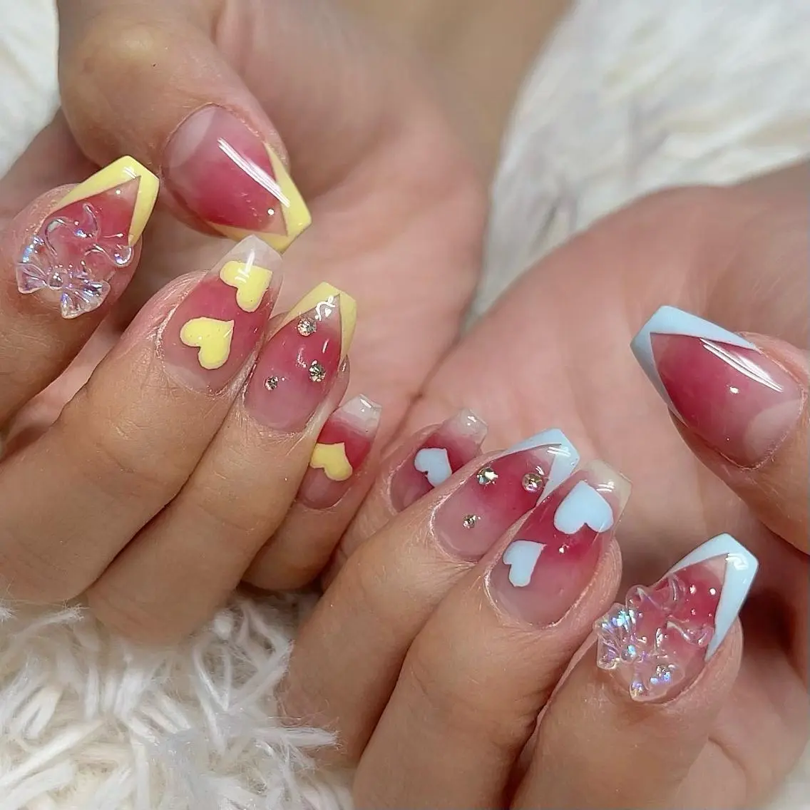 ネイル ハンドネイル 【Yappy🌈】 💖P-tanaのネイルデザイン