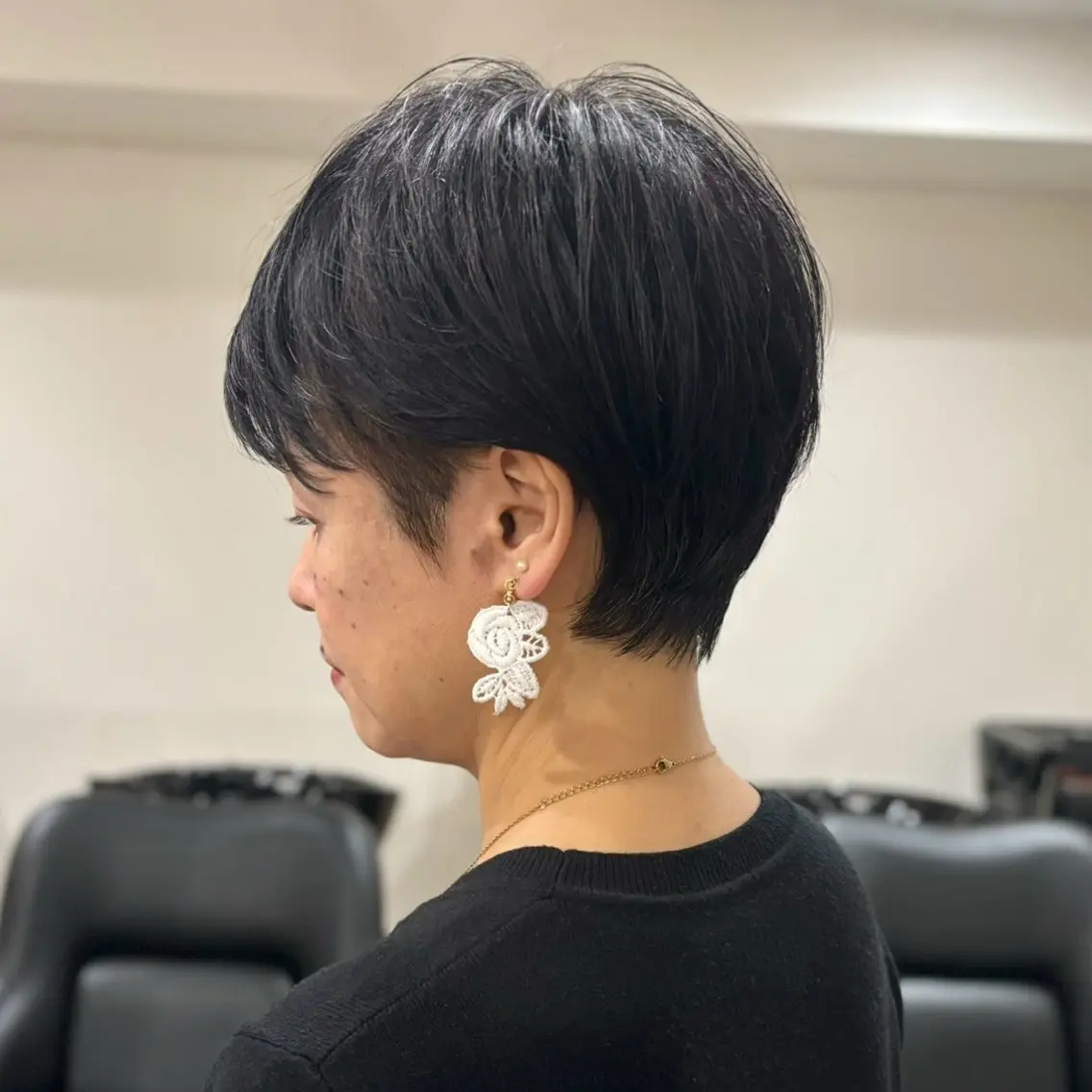 ショート オン眉 ショートヘア 大阪ヴィーガンサロン KANAKOのヘアスタイル