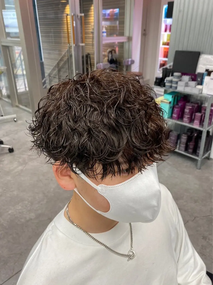 パーマ メンズ カット パーマ パーマ支持率No.1 ❤️🔥安成弾のヘアスタイル