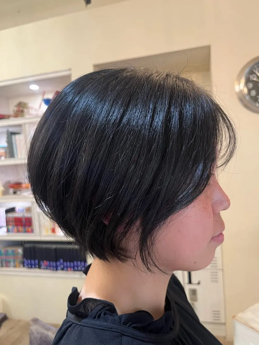 ショート 似合わせカット 富田 迪季のヘアスタイル