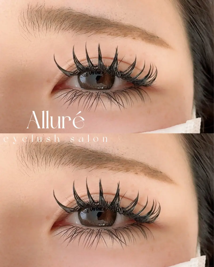 マツエク・マツパ 付け放題 バインドロック マツエク Allure 【ｱﾘｭｰﾙ】のマツエク・マツパデザイン