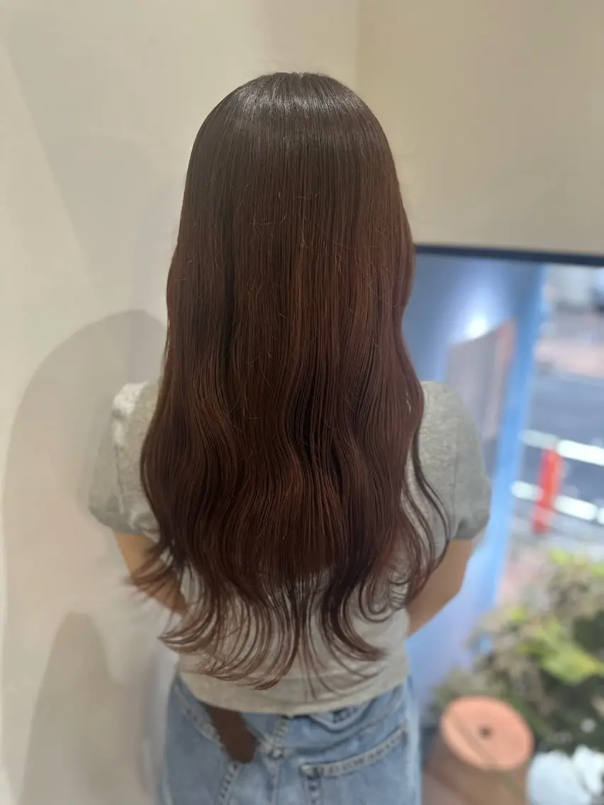 ロング ヘアカラー トリートメント モデル募集中🌷 yuraのヘアスタイル