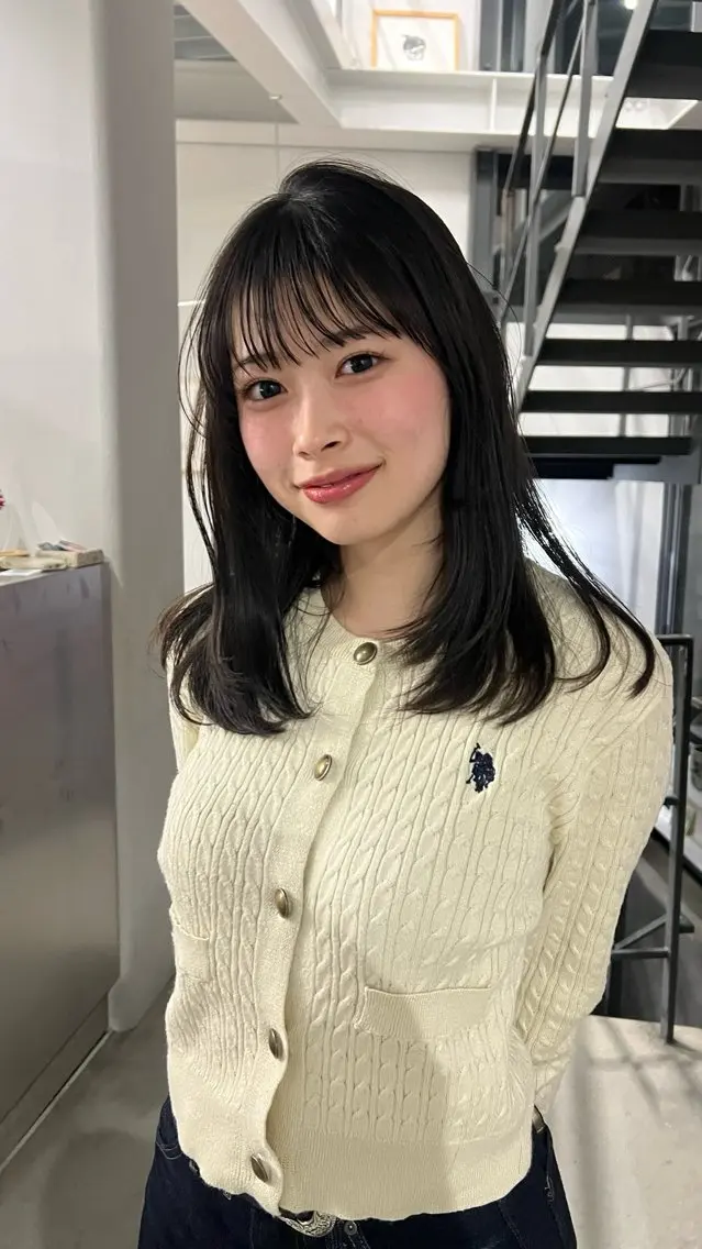 ミディアム 御器所/髪質改善千田 紗羽のヘアスタイル