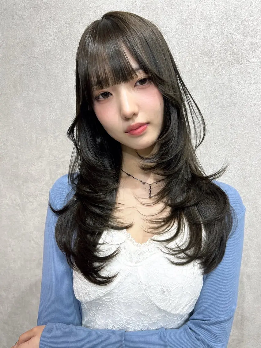 [4.5月限定🎀]レイヤーカット＋透明感カラー＋2stepトリートメントの写真