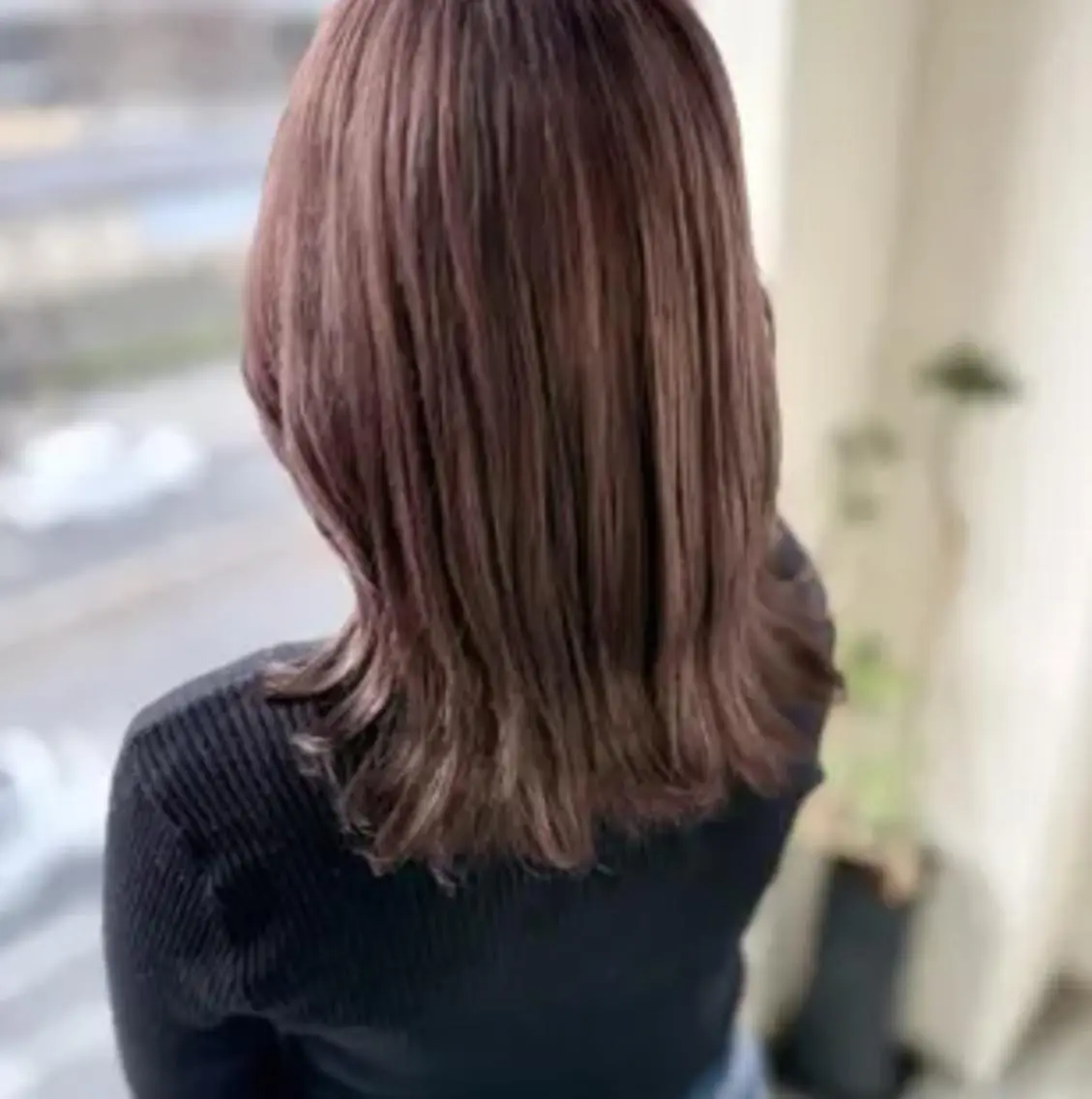 ミディアム カラー ベージュカラー ピンクカラー リピート90%超/縮 毛/酸性縮毛特化井口のヘアスタイル