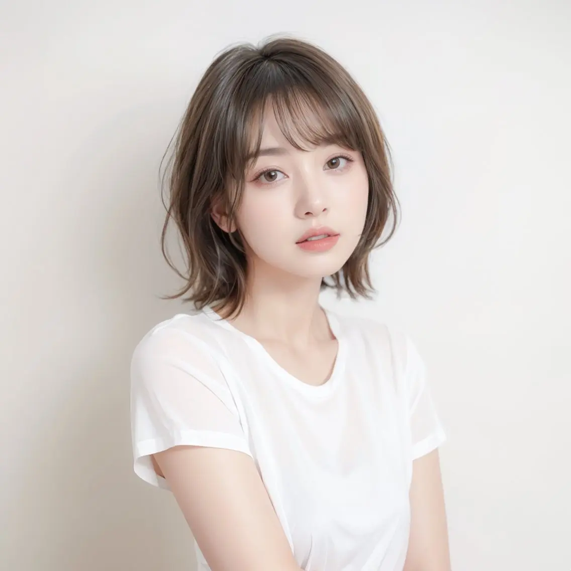 ミディアム カラー 髪質改善/ブリーチ 田代 龍我のヘアスタイル