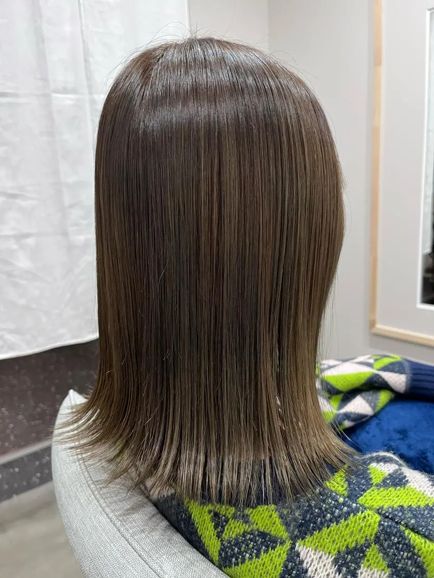 【ミニモ限定】✨整えカット(1〜2センチ)+カラー+次世代髪質改善トリートメントクイックの写真