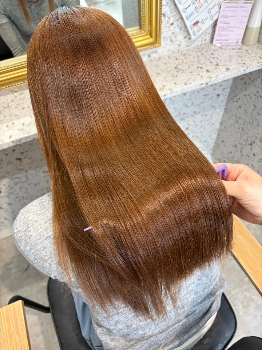 ロング 縮毛矯正 [lani ] konatsuのヘアスタイル
