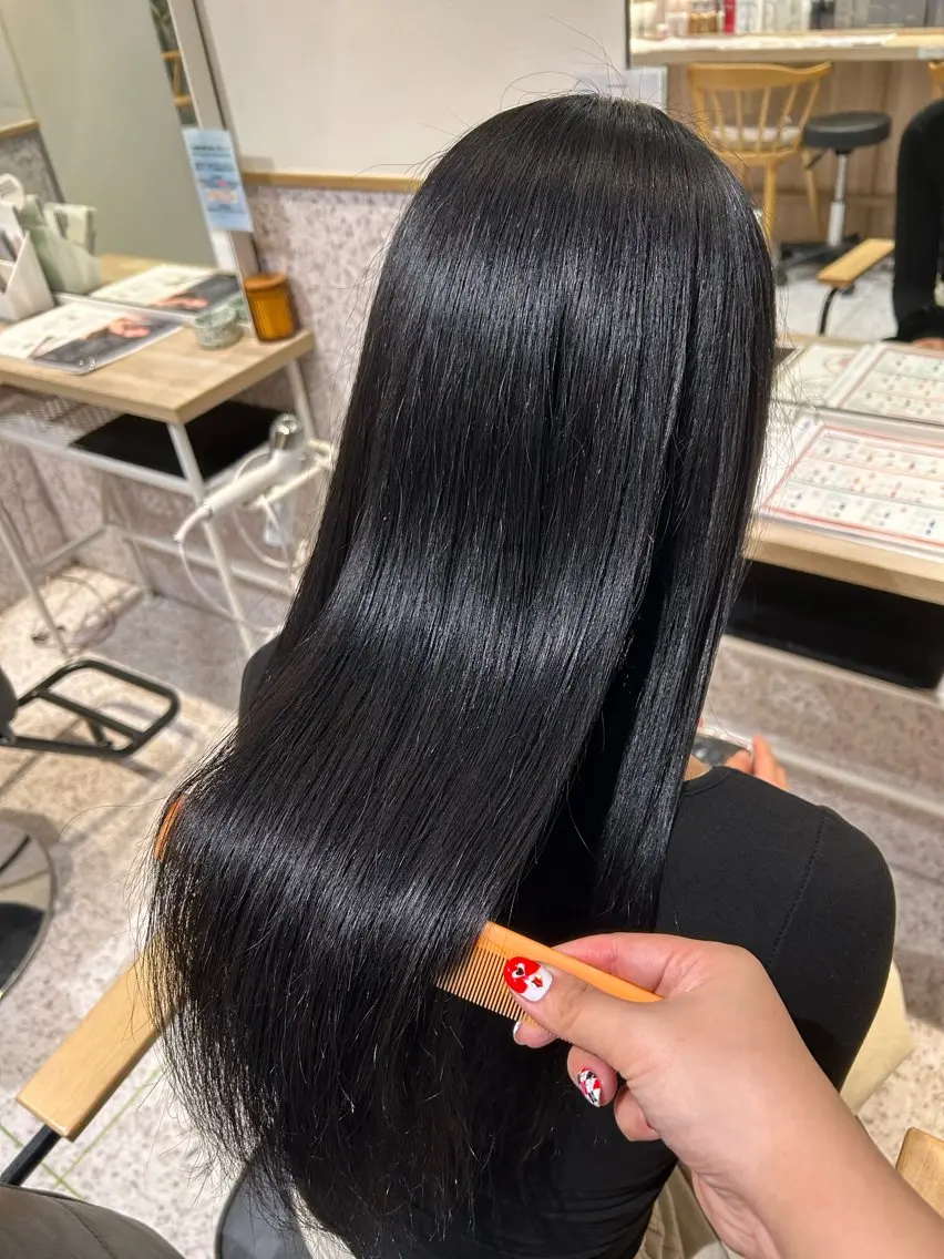 カラー ヘアカラー トリートメント ♡透明感カラー★ ネイル/しの♡のヘアスタイル