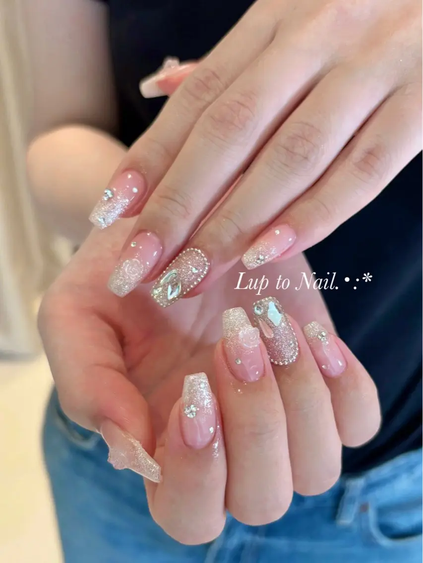 ネイル 春ネイル Lupto nail 【Jr.リカ】のネイルデザイン
